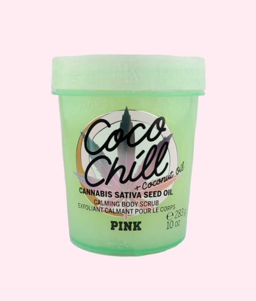 Exfoliante corporal calmante Pink Coco Chill de Victoria's Secret, 10 oz