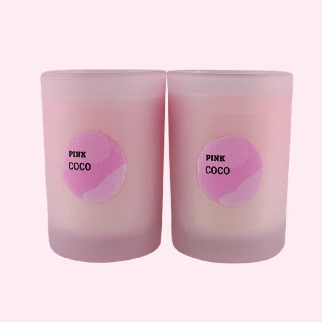 Juego de 2 velas perfumadas de Coco rosa de Victoria's Secret