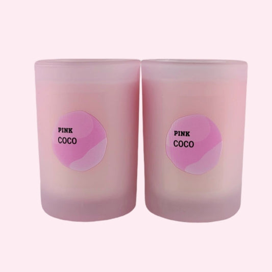 Victoria's Secret Pink Coco Scented Candle 2pc Set