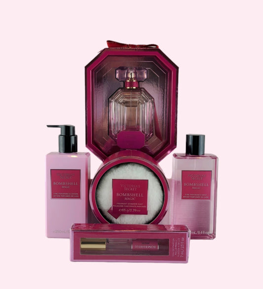 Set de regalo de 5 piezas de la colección de fragancias mágicas Bombshell de Victoria's Secret