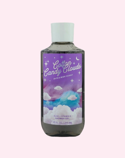 Bath &amp; Body Works Gel de ducha de nubes de algodón de azúcar, 10 oz