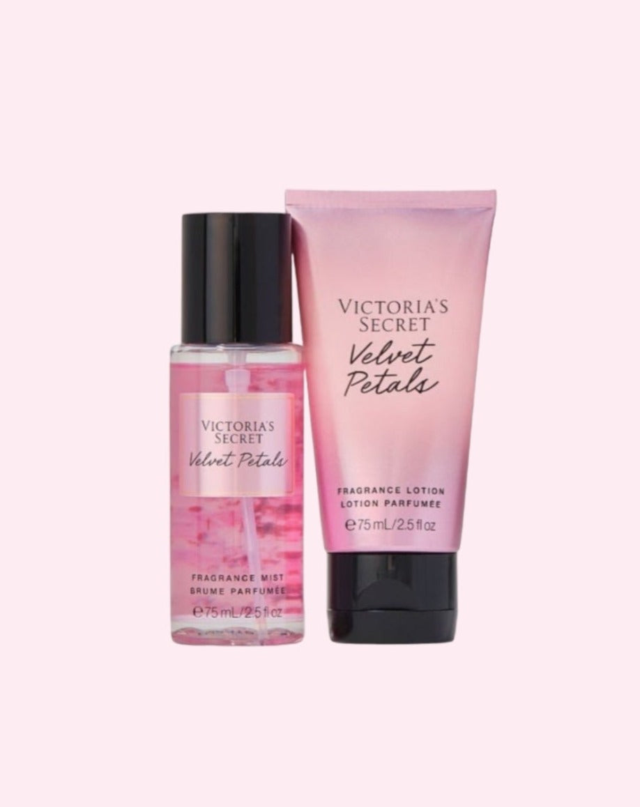 Victoria's Secret Velvet Petals Fragrance Mist & Body Lotion 2pc Set