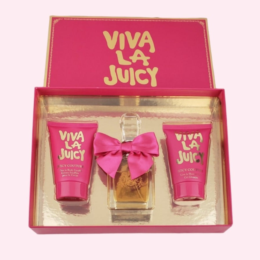 Viva La Juicy Perfume By Juicy Couture Fine Fragrance Gift Set 3pc