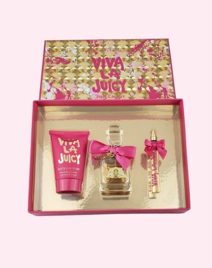 Viva La Juicy Couture Perfume Fine Fragrance Gift Set 3pc