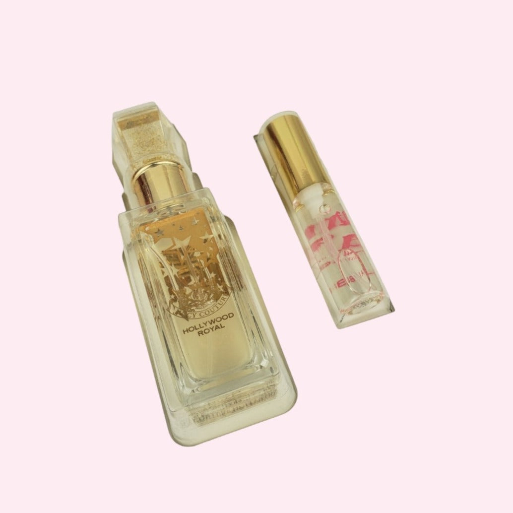 Juicy Couture Designer Fragrance Mini-Perfume Set Hollywood Royal 1.3oz Couture La La .30oz