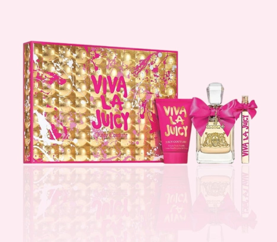 Viva La Juicy Couture Perfume Fine Fragrance Gift Set 3pc