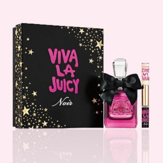 Viva La Juicy Noir Perfume Fragancia Fina Set De Regalo 2 Piezas