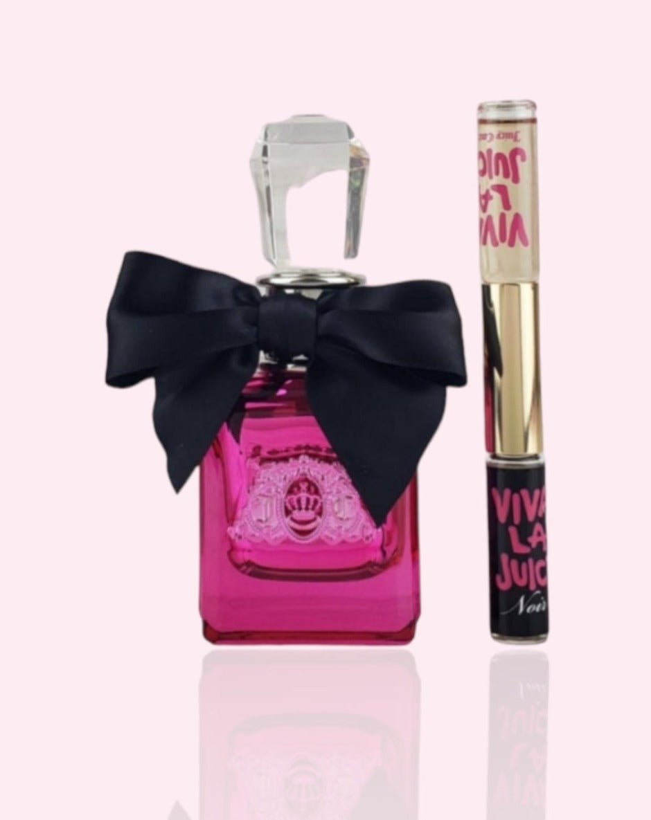 Viva La Juicy Noir Perfume Fine Fragrance Gift Set 2pc