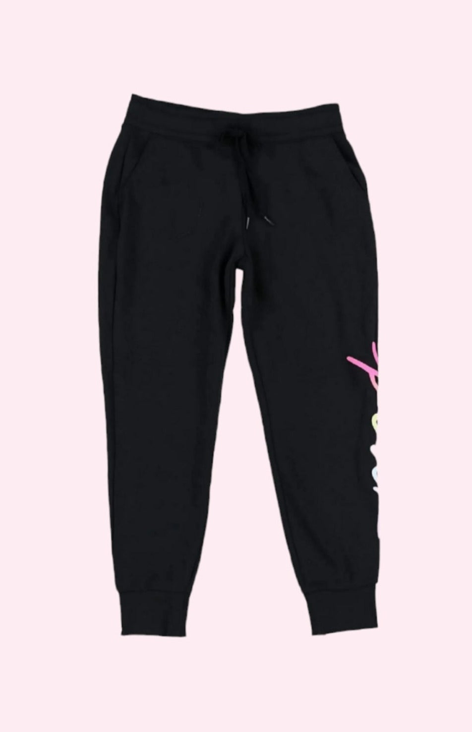 Joggers ajustados con letras de colores en rosa Everyday Lounge de Victoria's Secret