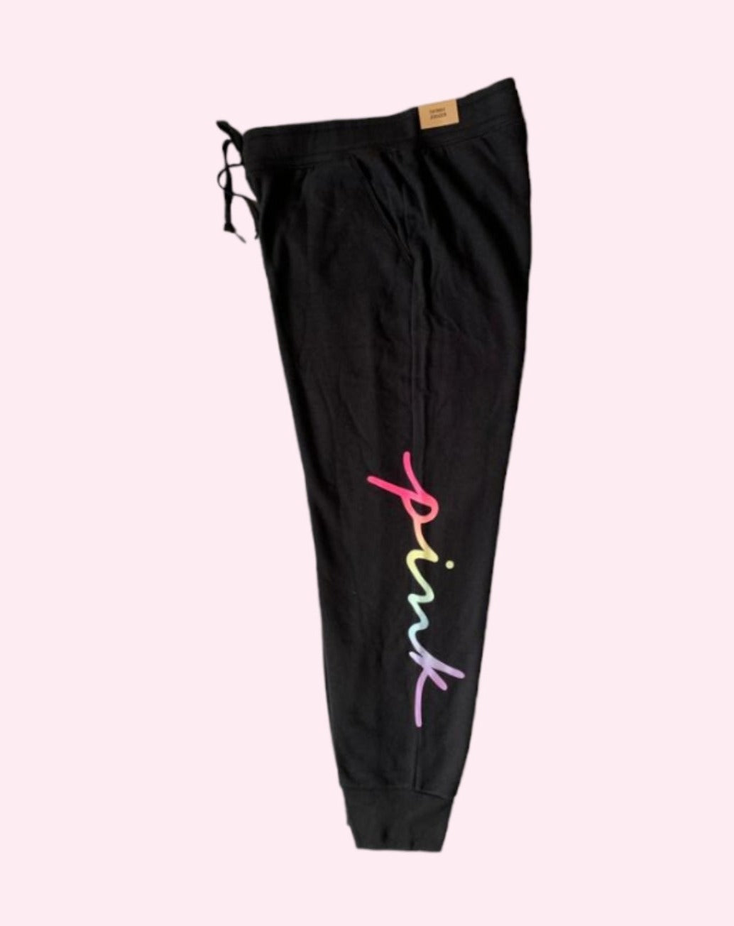 Joggers ajustados con letras de colores en rosa Everyday Lounge de Victoria's Secret