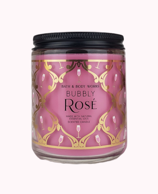 Bath & Body Works Bubbly Rosé Scented Candle 7oz